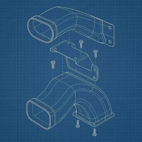 汽车风道钣金件