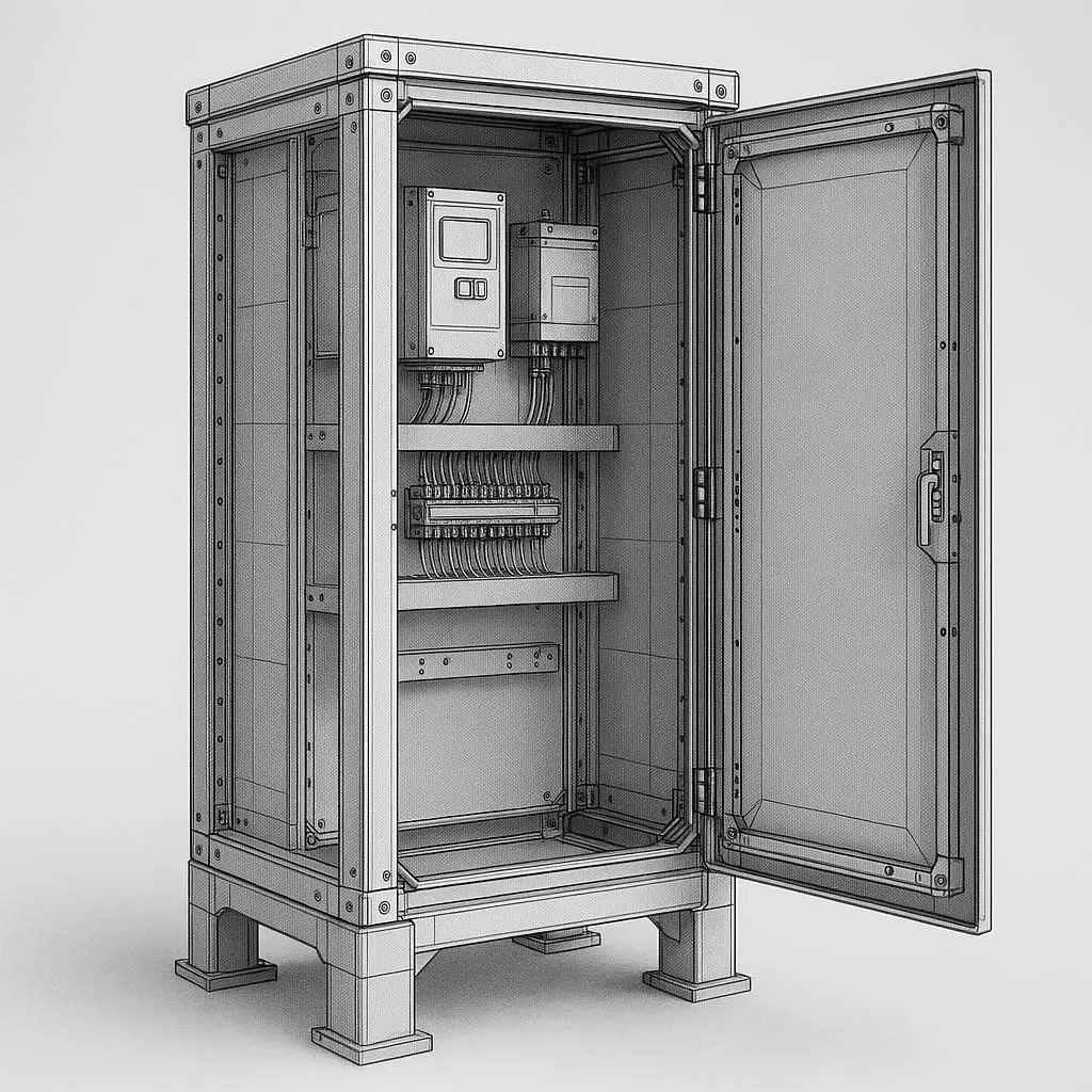 工业控制柜钣金件