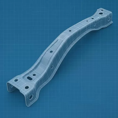 汽车横梁钣金件