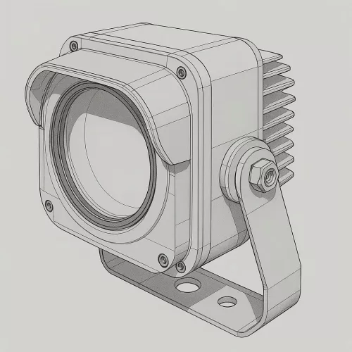 户外灯具钣金外壳