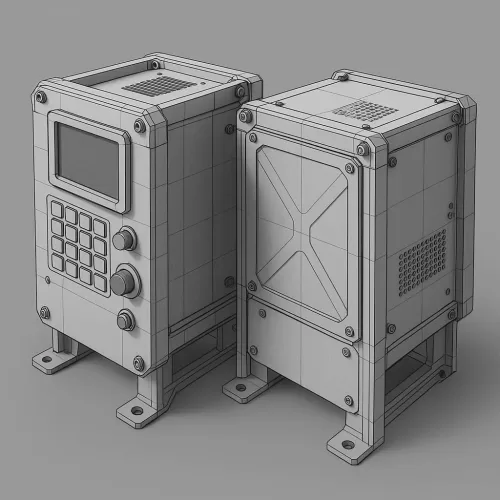 无人机控制系统机箱钣金件