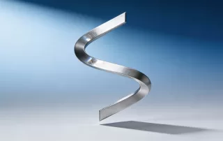 不对称银s金属特写