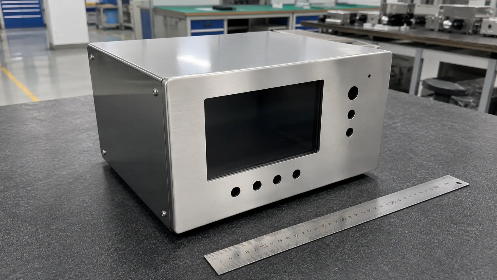 定制诊断系统外壳——用于医疗和工业仪器的电化学抛光316L不锈钢钣金壳体